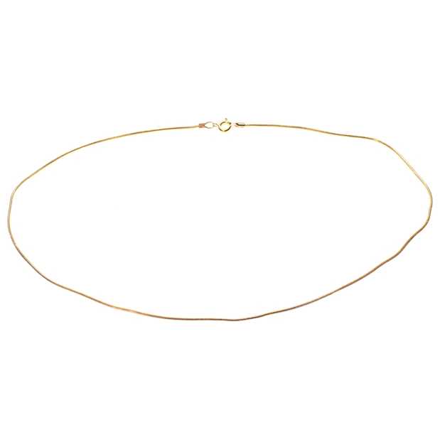 Flash Gold-Plated Sterling Silver .8Mm Box Chain