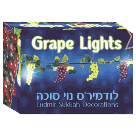 Grape Lights Sukkah Decoration -Perfect For Sukkot