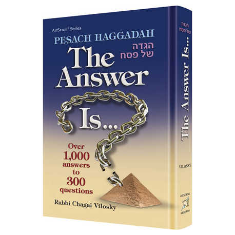Pesach Haggadah: The Answer Is... - Hardcover -Perfect For Passover