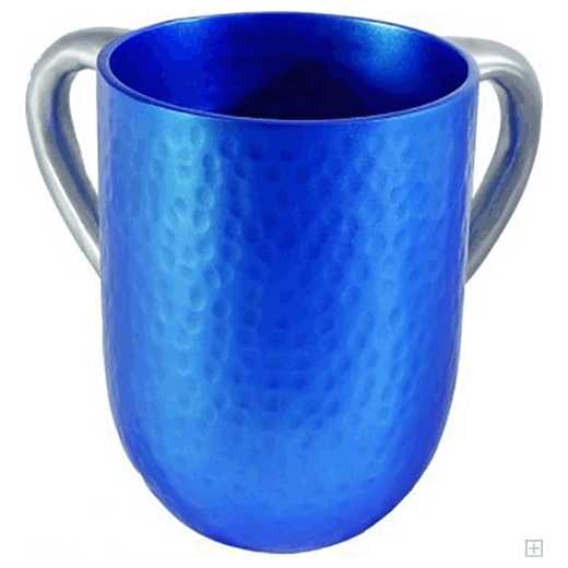 Hammered Blue Washing Cup
