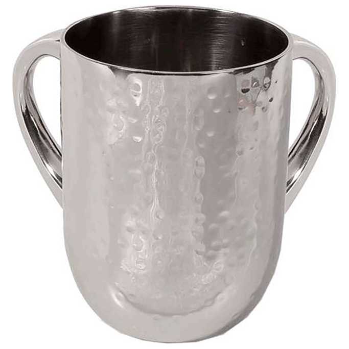Hammered Silver Washing Cup
