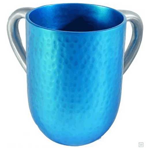 Hammered Turquoise Washing Cup