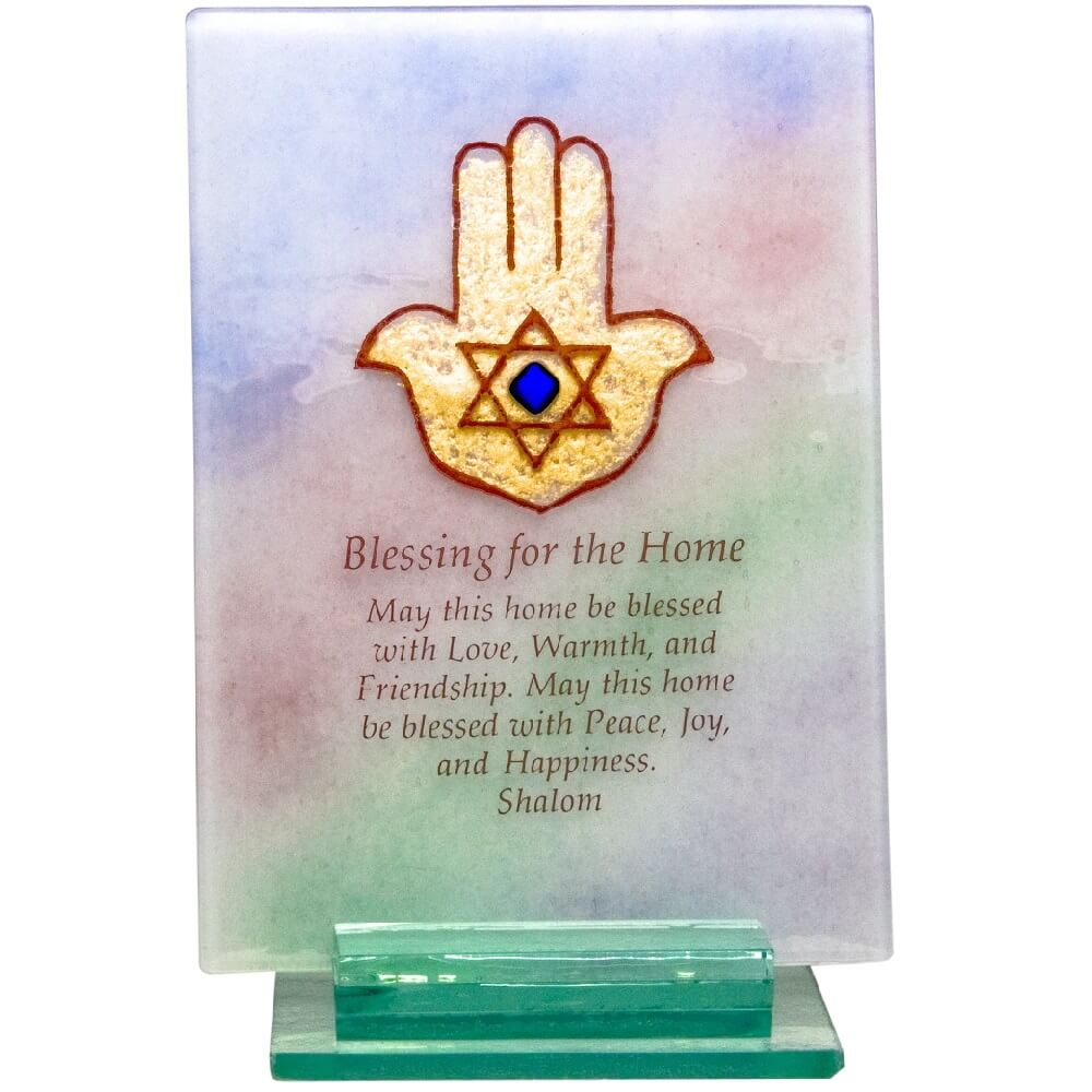 Home Blessing Hamsa Plaque