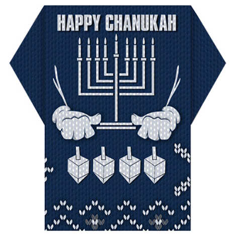 Hanukkah Ugly Sweater Napkins - Pack Of 10 -Perfect For Hanukkah