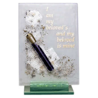 I Am My Beloved's Collage Wedding Breaking Glass Keepsake