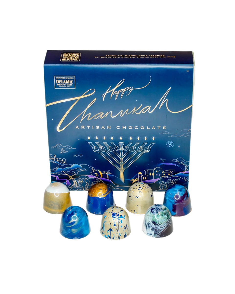 DeLamie Chocolate Chanukah Lights Box