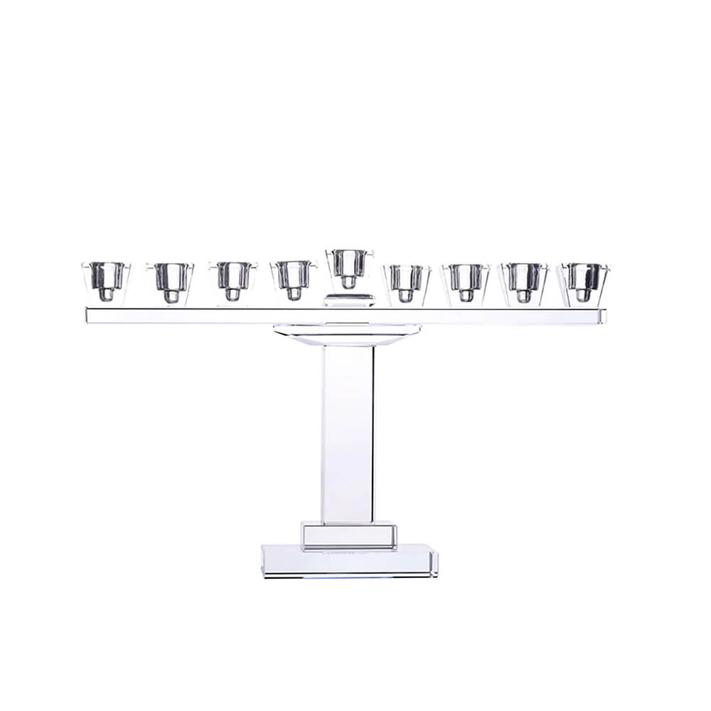 Crystal Menorah On Stand
