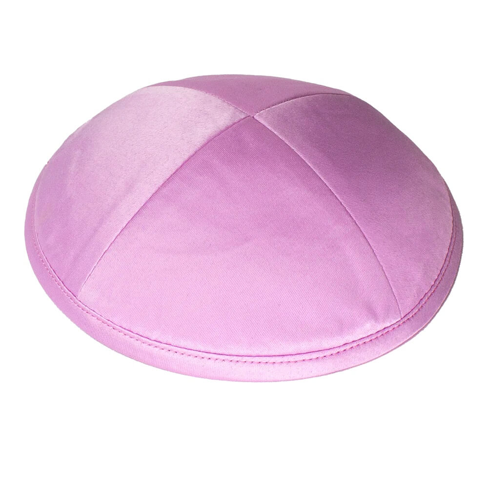 Light Pink Deluxe Satin Kippah 