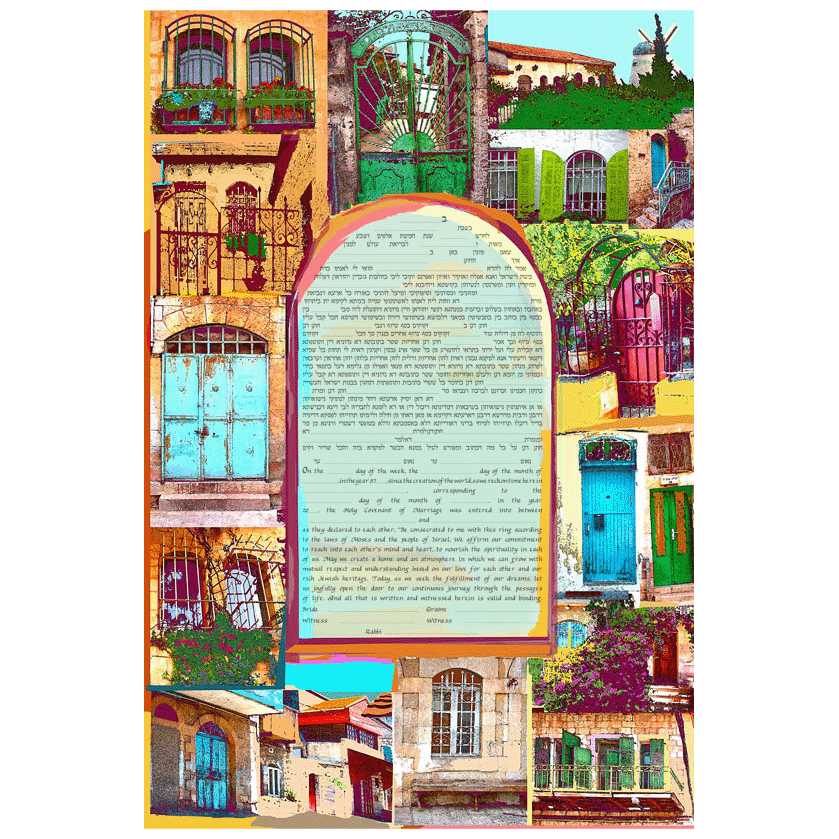 Jerusalem Doorways Ketubah