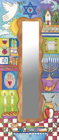 "Kristen's Reflections" Rectangle Mirror by Sticks