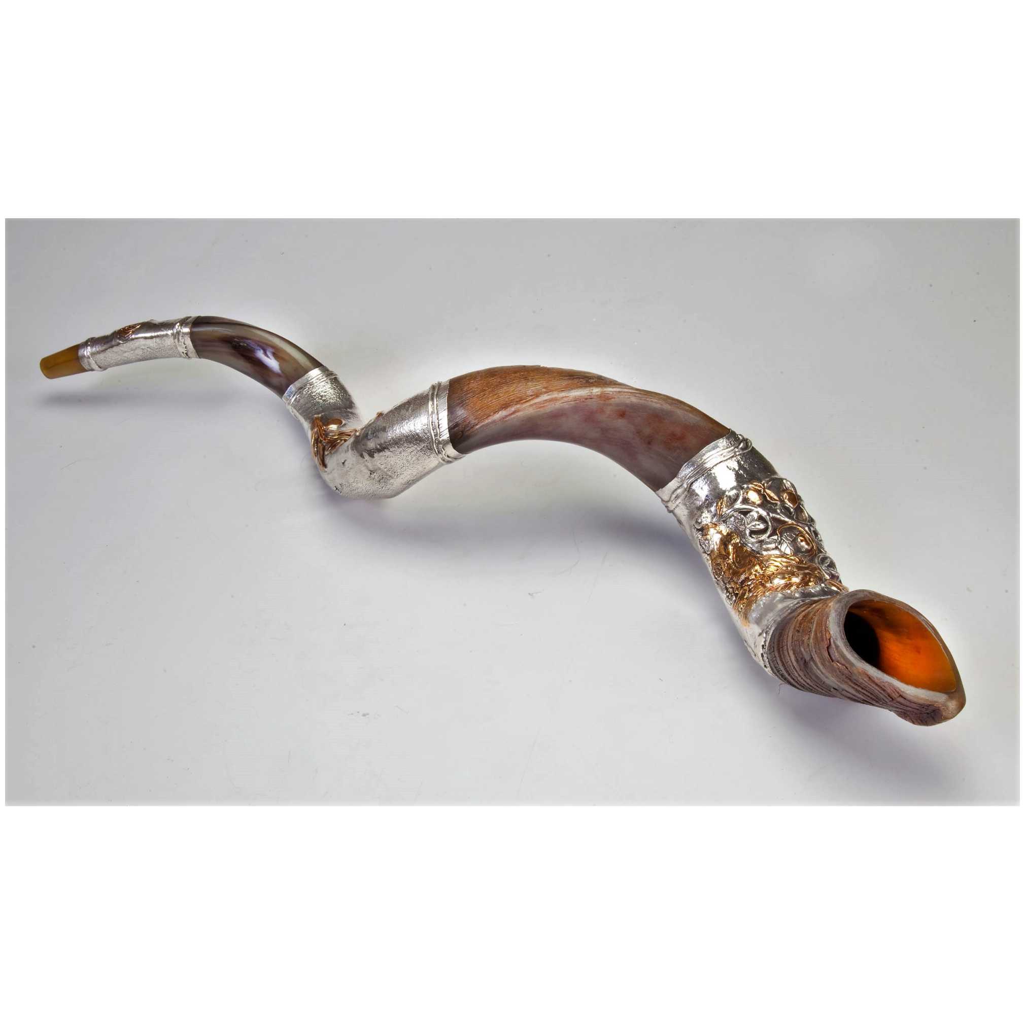 Lion And Lamb Silver Yemenite Shofar
