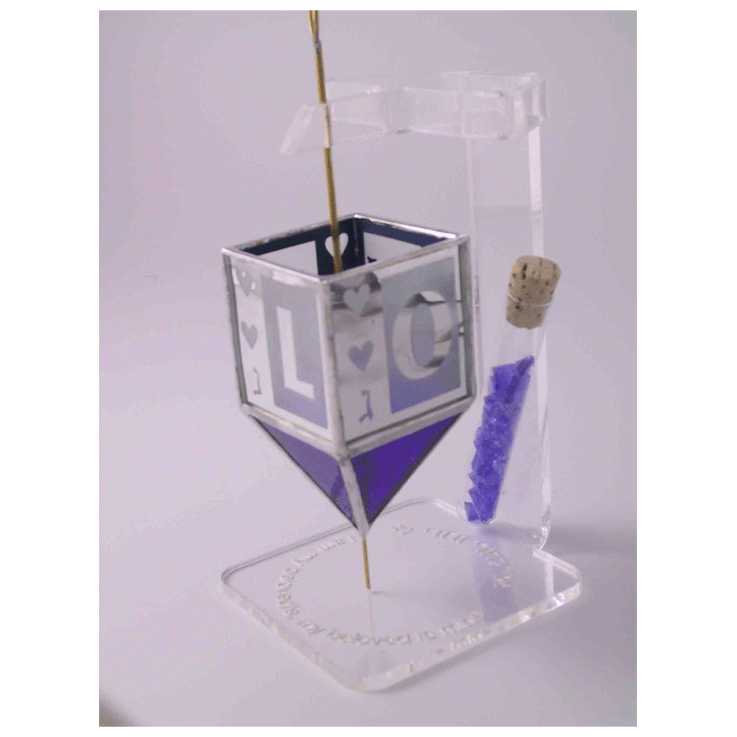 Love Wedding Breaking Glass Keepsake Dreidel -Perfect For Hanukkah