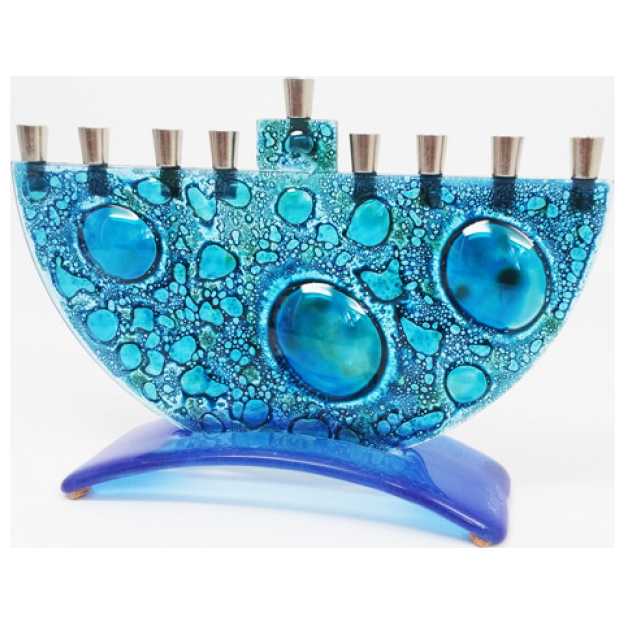 Mediterranean Sea Menorah -Perfect For Hanukkah