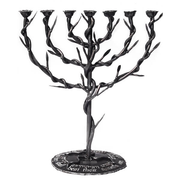  Limited Edition 7 Branch Sderot Menorah made from Rockets by Yaron Bob