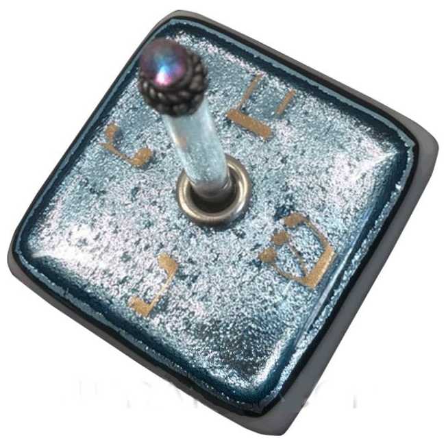 Metallic Silver Collectors Edition 2015 Dreidel -Perfect For Hanukkah