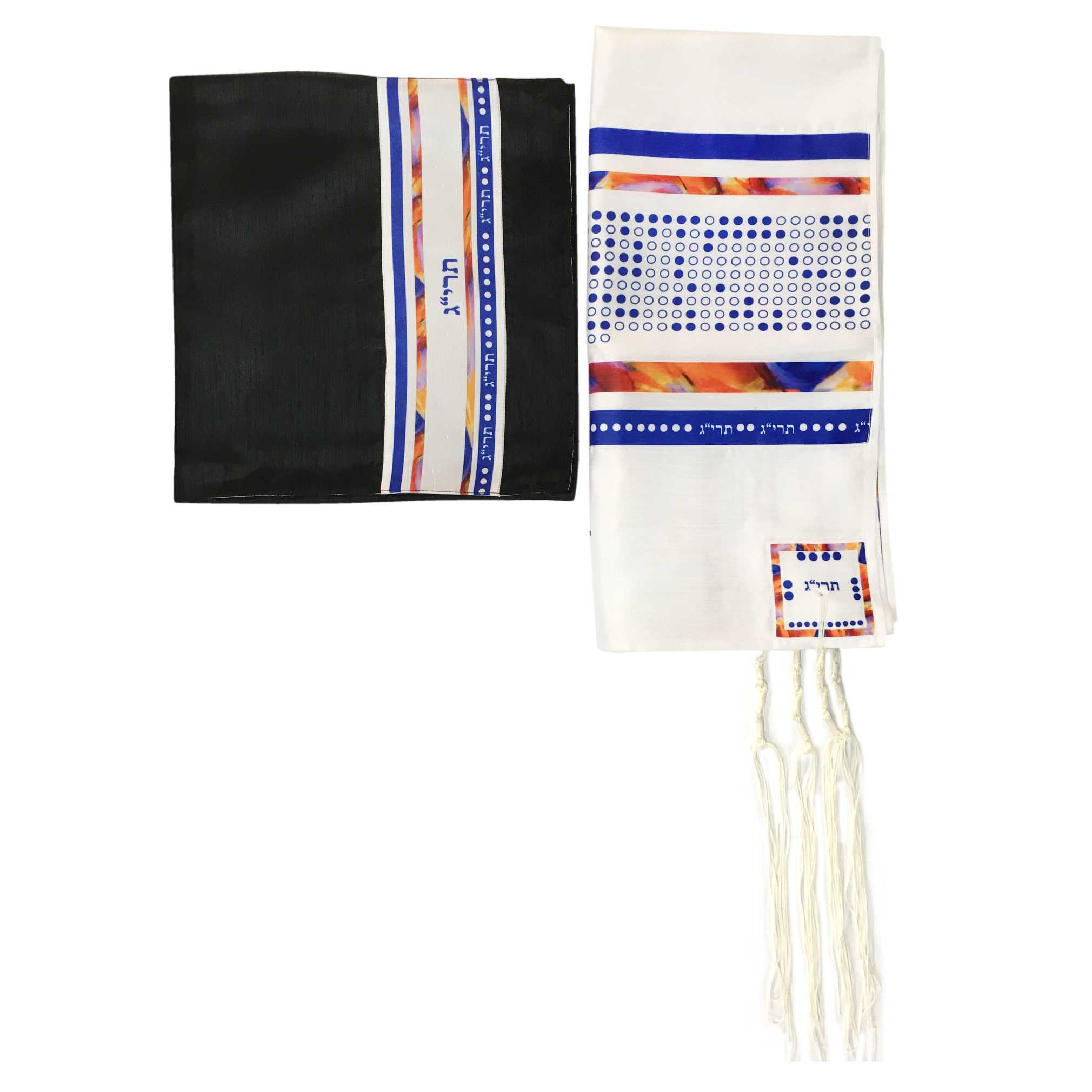 Blue 613 Mitzvot Tallit By Pardes Designs