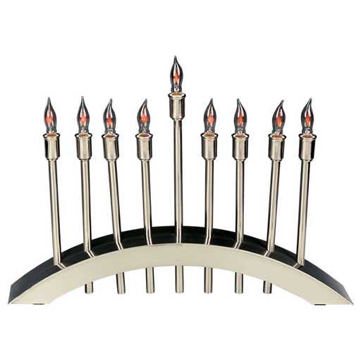 Modern Electric Arch Menorah -Perfect For Hanukkah