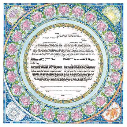 Mosaic Seasons Ketubah