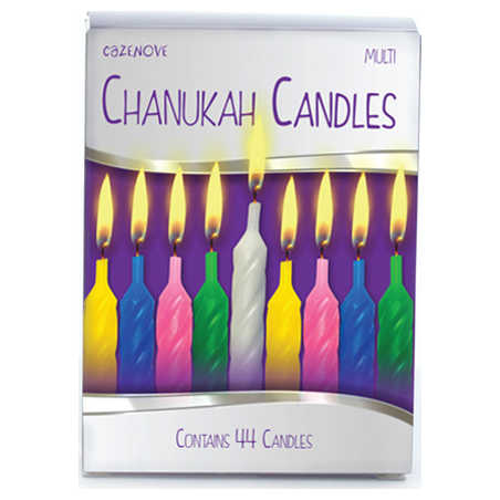 Multi-Colored Chanukah Candles -Perfect For Hanukkah