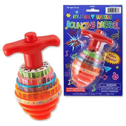 Musical Bouncing Dreidel -Perfect For Hanukkah