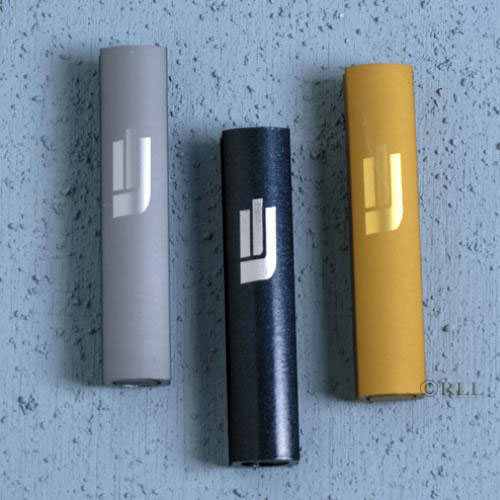 MEZUZAH, SELF STICK ALUM, CURVED/SANDBLASTED, 3.4"