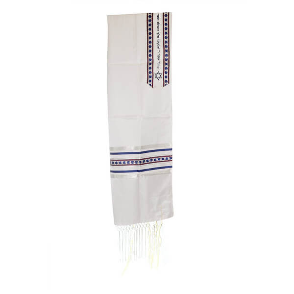 Navy Silver Woven Star Talis Set