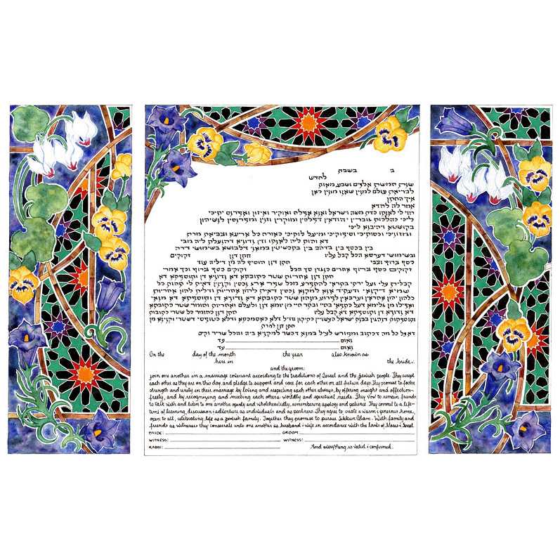Night Triptych Ketubah