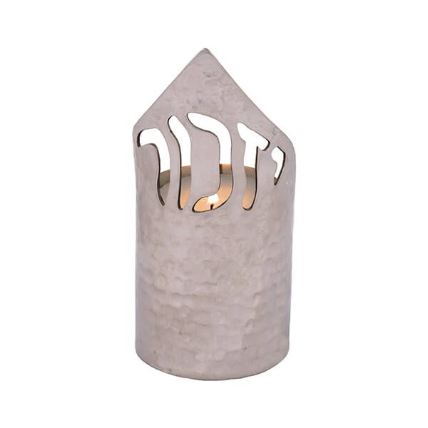 Yizkor Yahrtzeit Candle Holder By Yair Emanuel