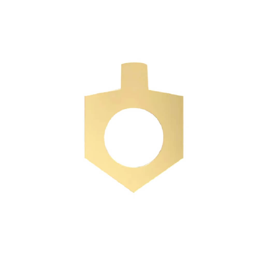 Gold Dreidel Napkin Ring