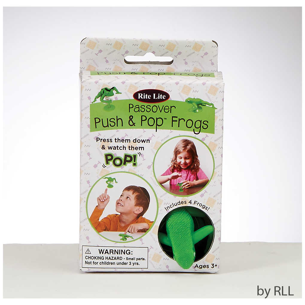Passover Push & Pop Frogs -Perfect For Passover