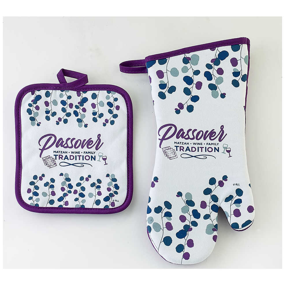 "passover Spring Blossoms" Hostess Set -Perfect For Passover