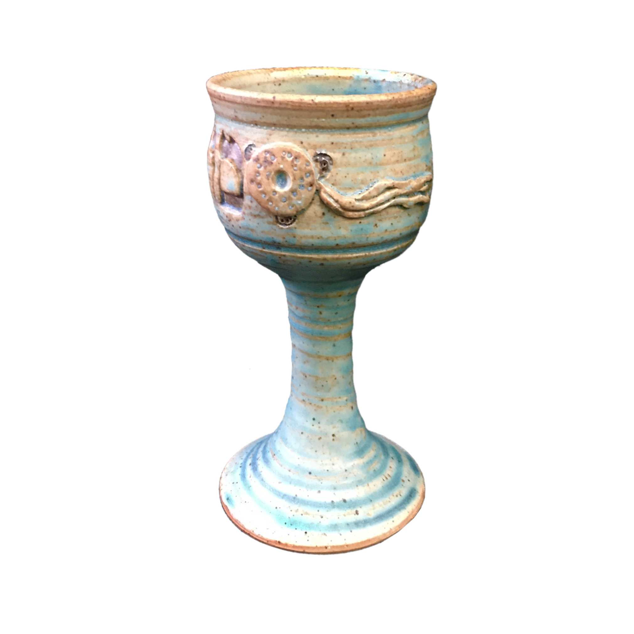 Ceramic Patina Miriam's Cup -Perfect For Passover