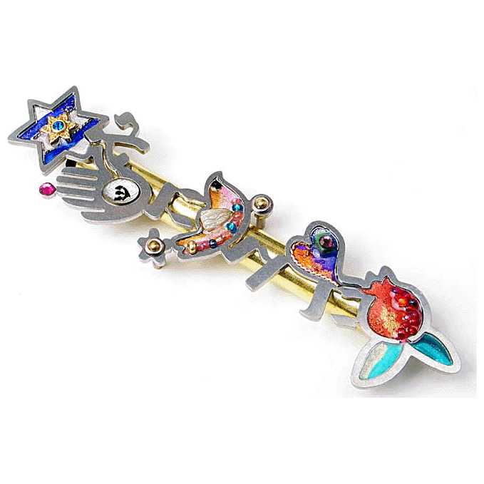 Peace And Love Mezuzah Case