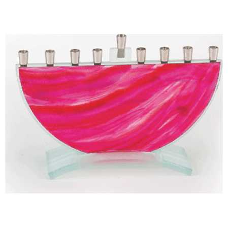 Pink Shade Menorah -Perfect For Hanukkah