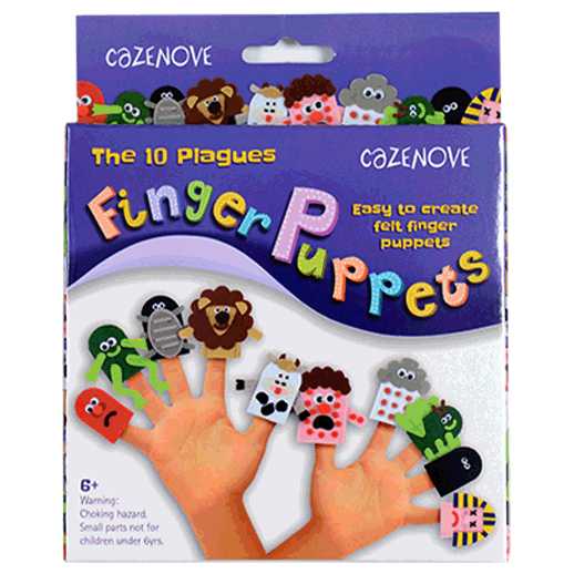10 Plagues Felt Finger Puppets -Perfect For Passover