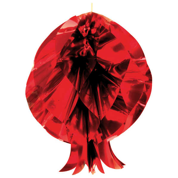 Pomegranate Foil Decoration -Perfect For Sukkot