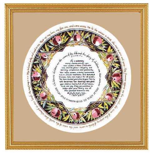 Pomegranate Framed Gift Art Print