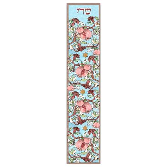 Pomegranates Mezuzah Case