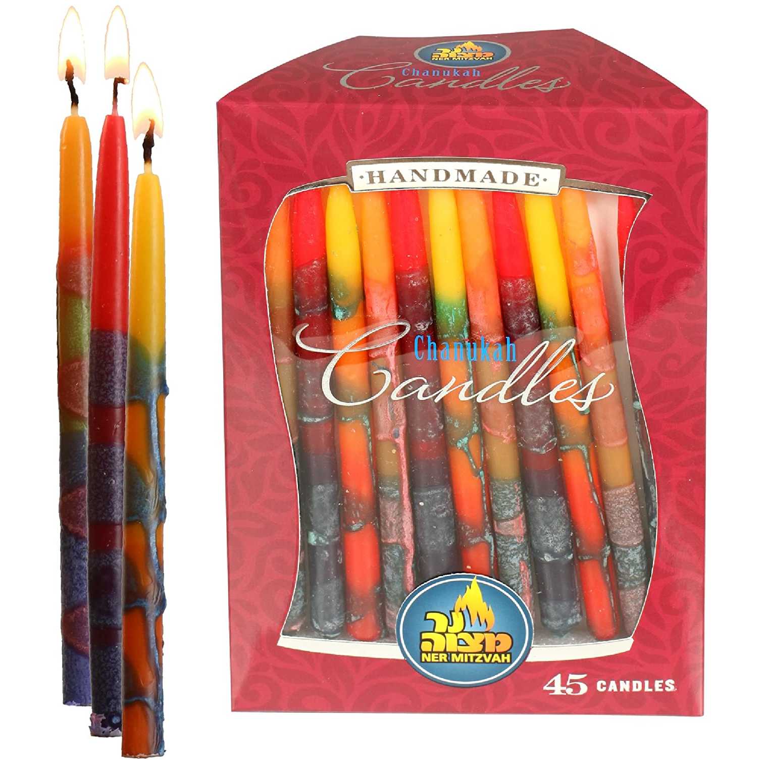 Premium Chanukah Candles - 45 Candles -Perfect For Hanukkah