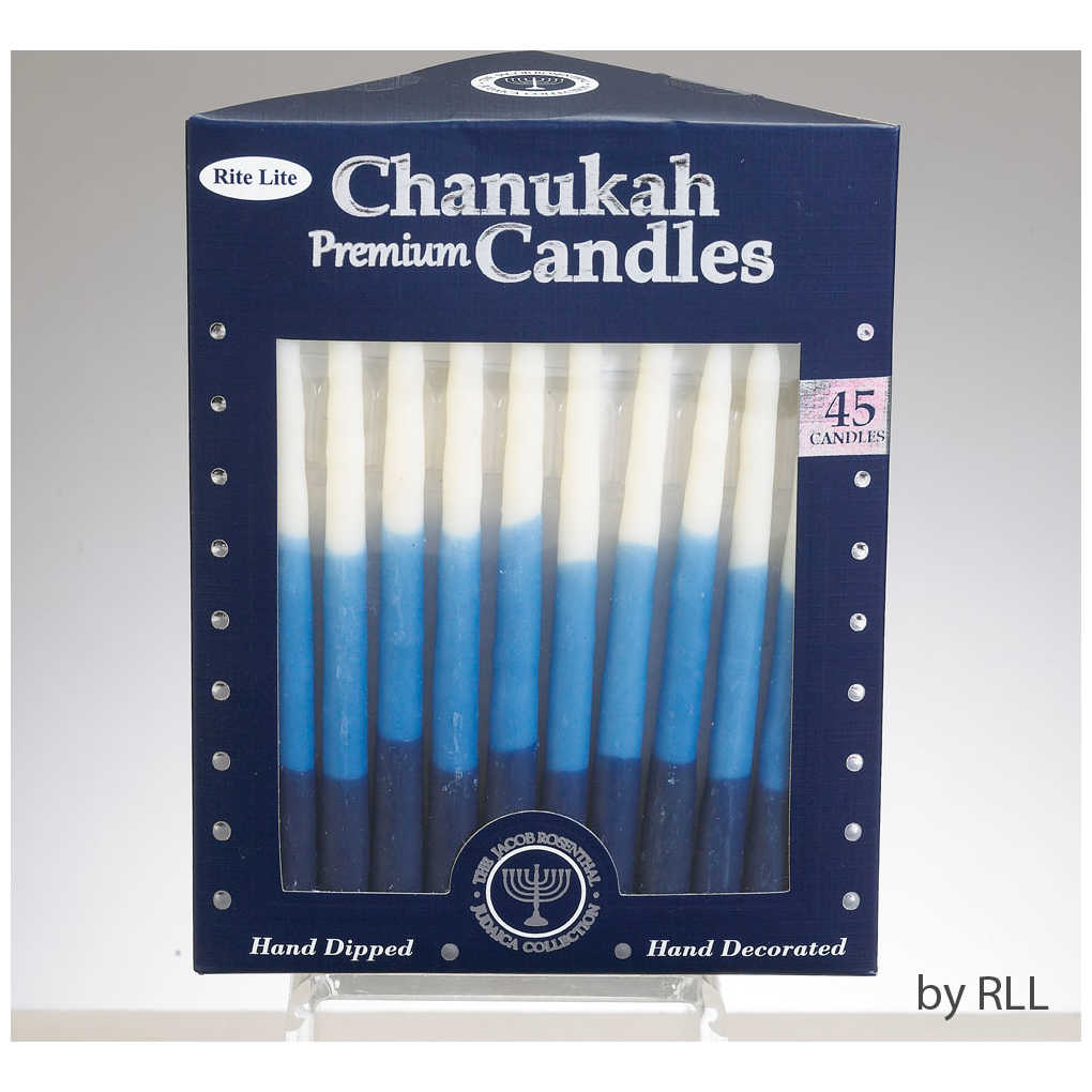 Premium Chanukah Candles - Blue