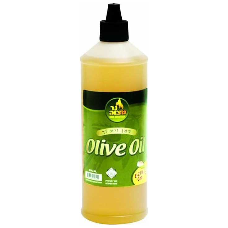 Pure Olive Oil For The Menorah - 16 Oz. -Perfect For Hanukkah