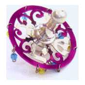 Purple Kaleidoscope Dreidel -Perfect For Hanukkah