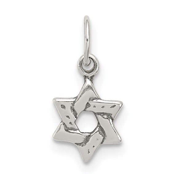 Small Sterling Silver Star Of David Pendant