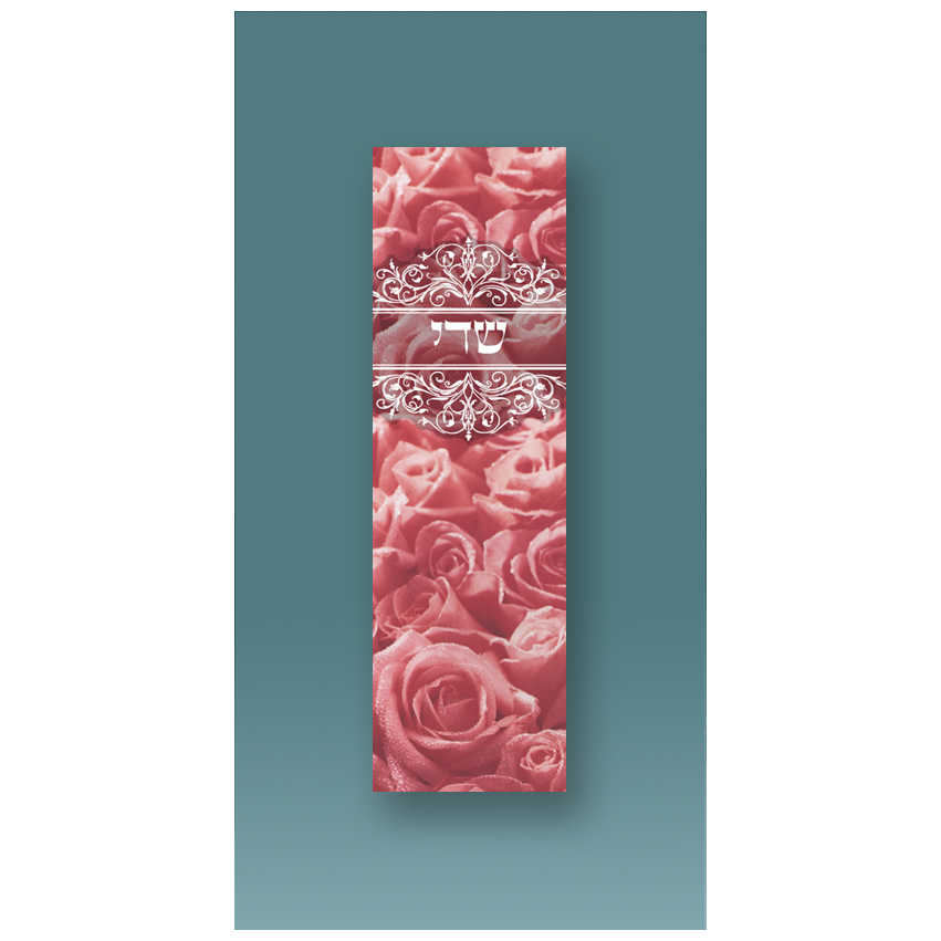 Red Roses Car Mezuzah Case By Mickie Caspi
