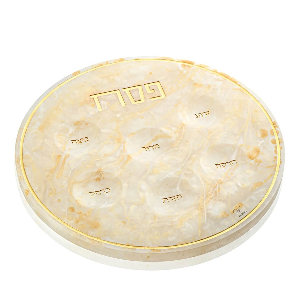 Waterdale Collection Resin Seder Plate