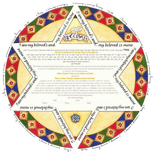 Roman Star Ketubah
