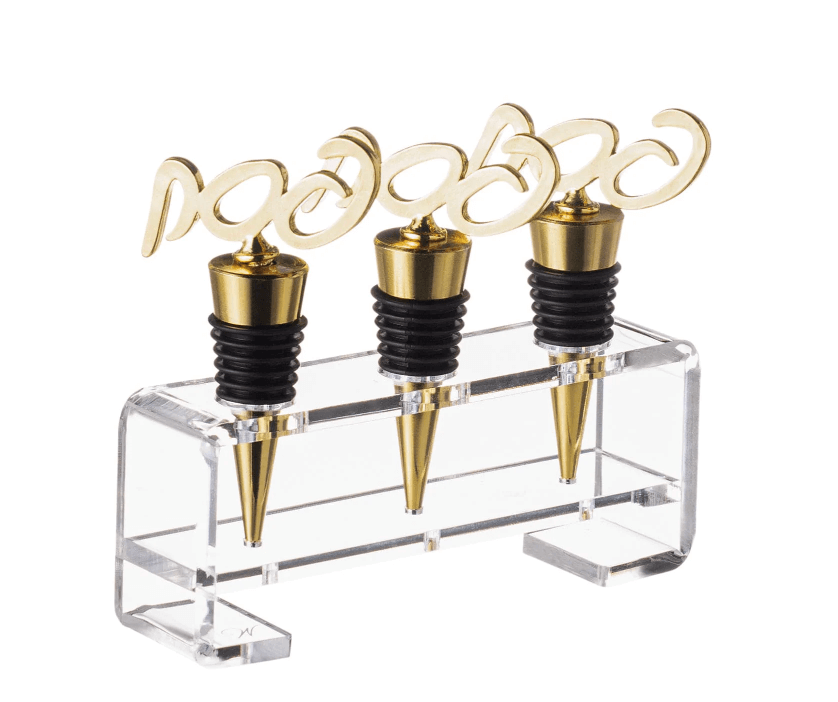 Waterdale Collection Pesach Wine Stopper Set