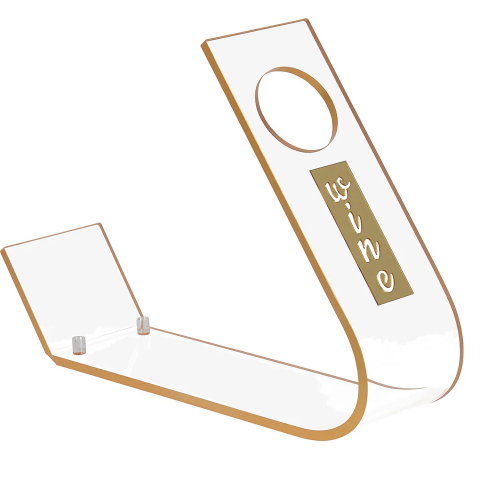 Lucite Laser Cut Wine Stand