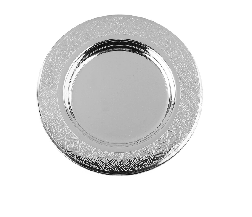 Diamond Shaped Silver Kiddush Cup Set