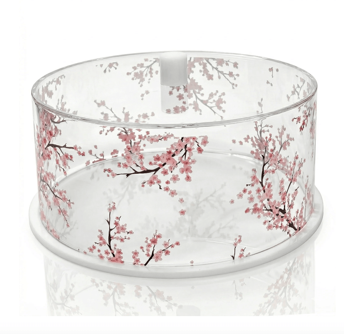 Waterdale Collection Round Cherry Blossom Cake Dome